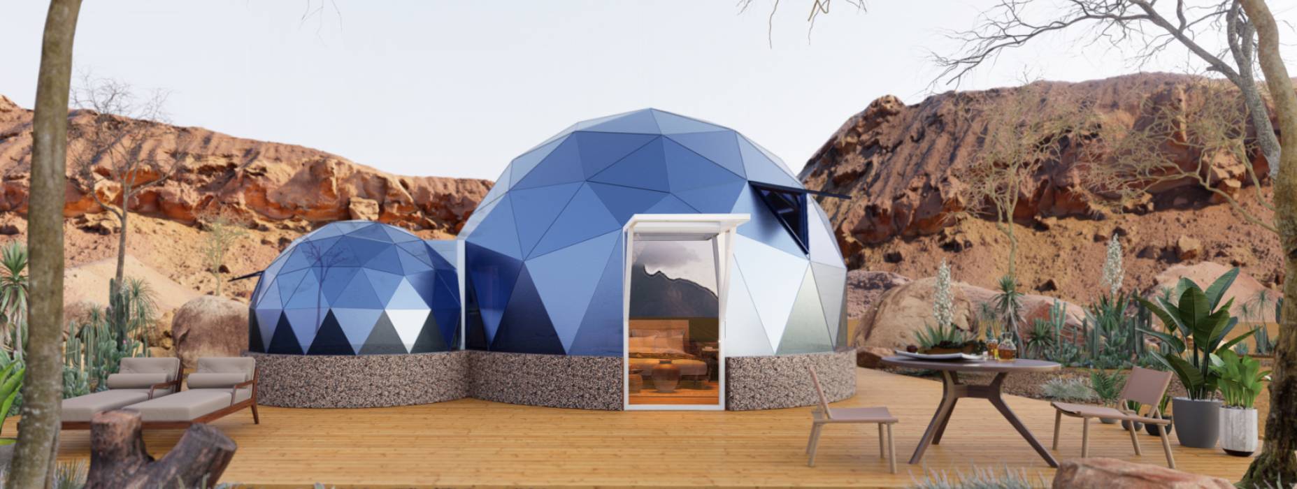 中沙群岛球形智能光伏玻璃星空房